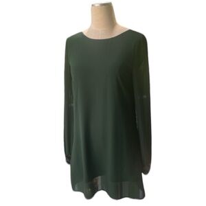 NWOT Moon Collection Green Long Sleeve Sequin Dress | Size Small